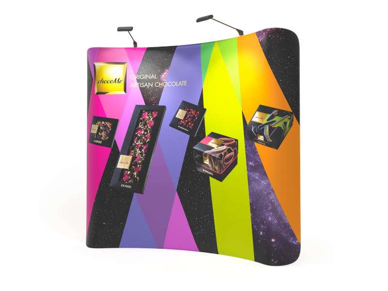 Mässvägg - Softwall 230 svängd